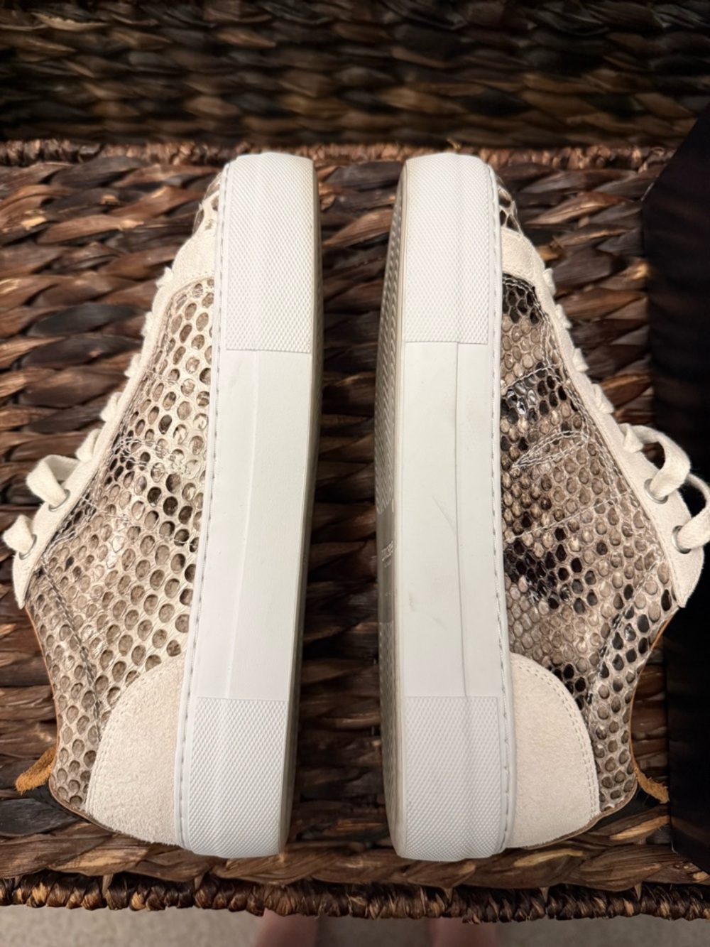 Mosaico Lace Up Sneaker - python - worn once - Picture 5 of 7